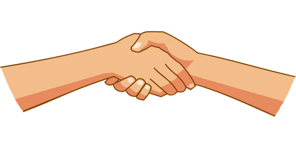 Handshake Gesture PNG Transparent Background