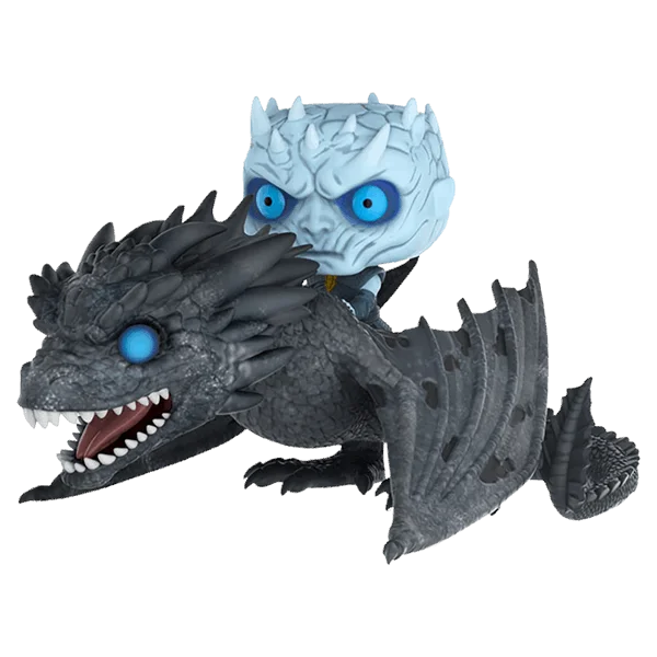 Night King on Viserion Funko Pop PNG Transparent Background