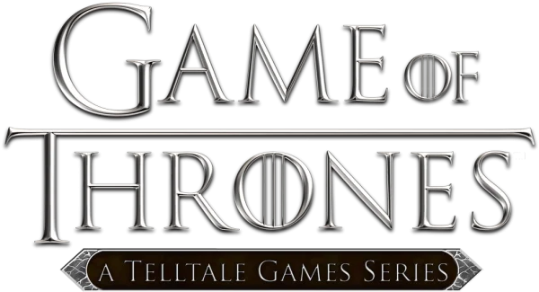 Game of Thrones Telltale Games Series Logo PNG Transparent