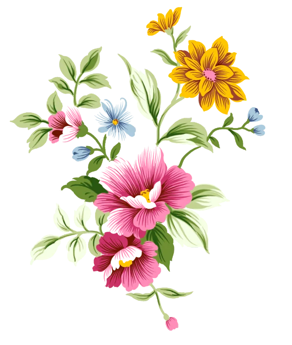 Colorful Floral Bouquet PNG Transparent