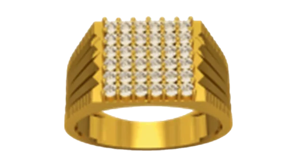 Gold Diamond Ring PNG Transparent Background