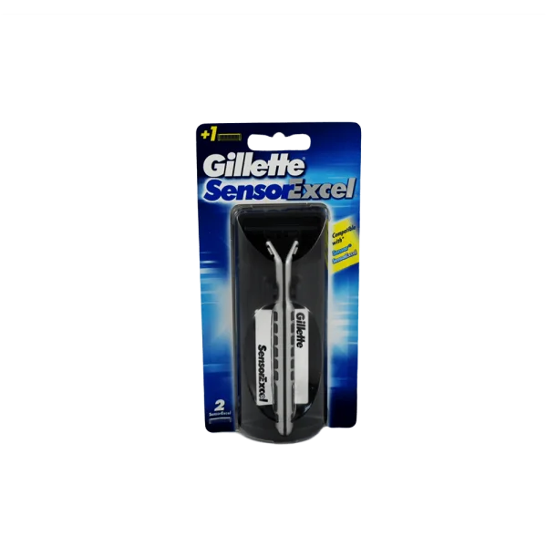 Gillette SensorExcel Razor Blades Pack PNG Transparent Background