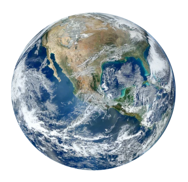 Planet Earth Globe Transparent Background