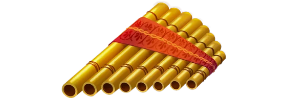 Pan Flute PNG Transparent Background