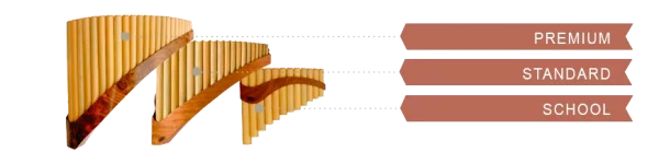 Three Pan Flutes PNG Transparent Background