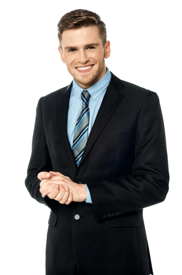 Smiling Businessman PNG Transparent Background