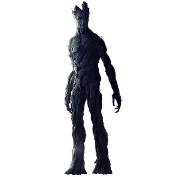 Groot Full Body Character PNG Transparent Background