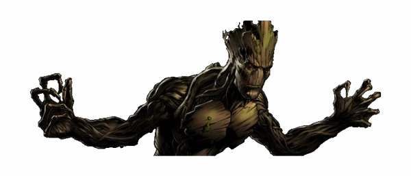 Groot Character PNG Transparent Background