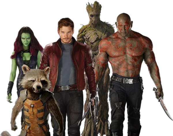 Guardians of the Galaxy Team PNG Transparent