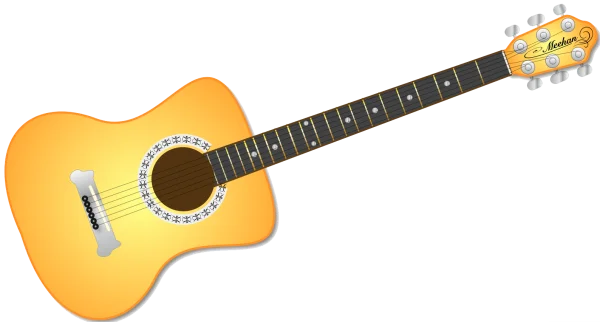 Acoustic Guitar PNG Transparent Background