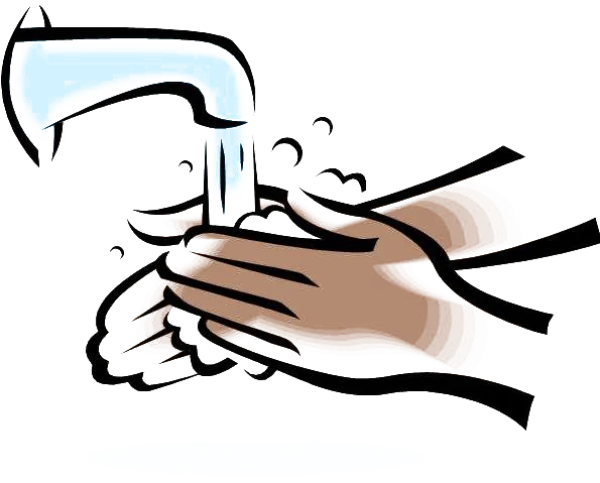 Hand Washing Under Faucet PNG Icon