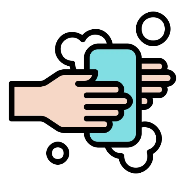 Hand Washing with Soap Icon PNG Transparent