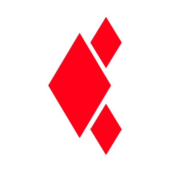 Red Diamond Shapes Abstract PNG Transparent Background