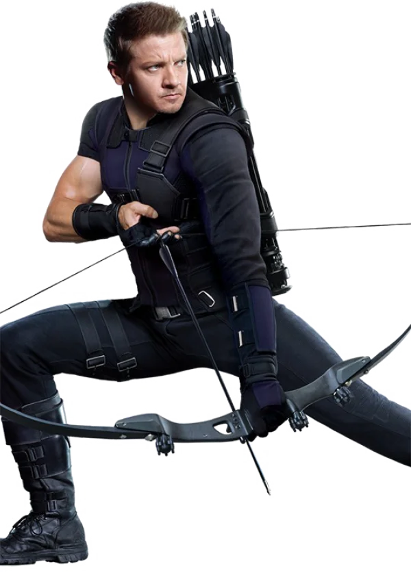 Hawkeye Marvel Superhero PNG Transparent Background