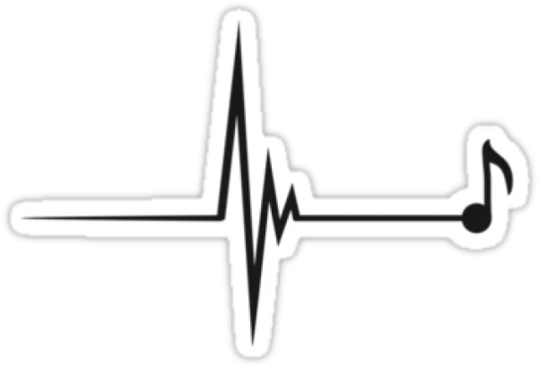 Music Heartbeat Line PNG Transparent Background