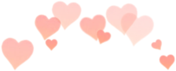 Floating Pink Hearts Transparent PNG
