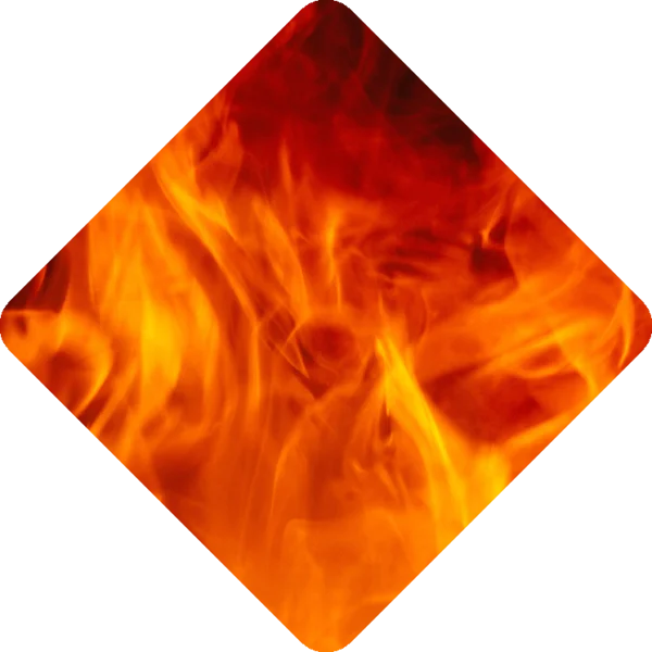 Realistic Fire Flames PNG Transparent Background