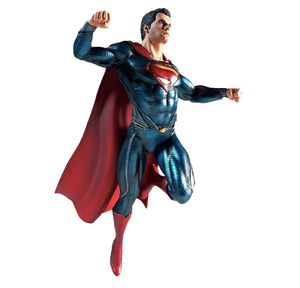 Superman Flying Pose PNG Transparent Background
