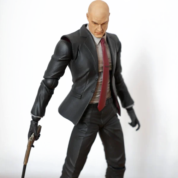 Hitman Agent 47 Action Figure PNG