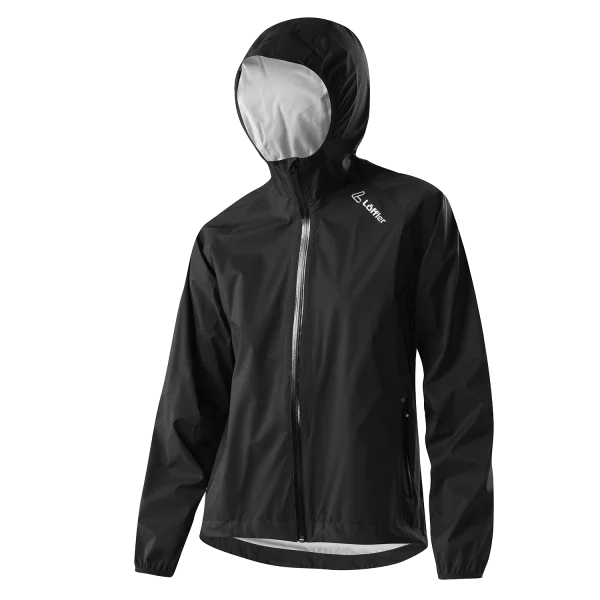 Black Rain Jacket PNG Transparent Background