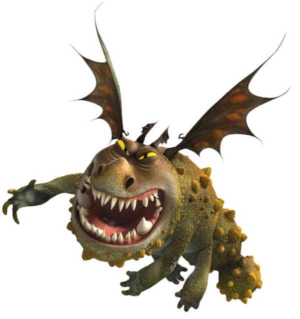Gronckle Dragon Character PNG Transparent