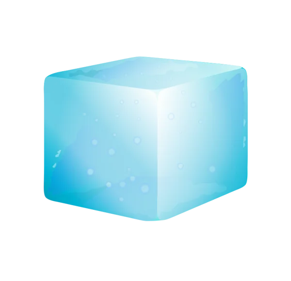 Frosted Ice Cube PNG Transparent Background