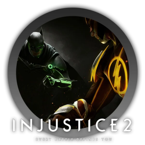 Injustice 2 Logo Batman Flash PNG