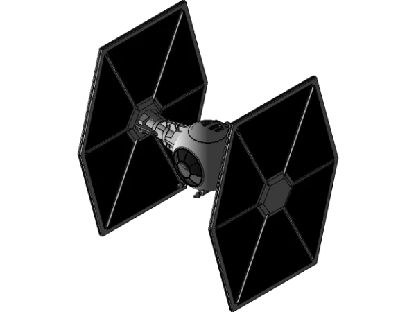 Star Wars TIE Fighter Spaceship PNG Transparent