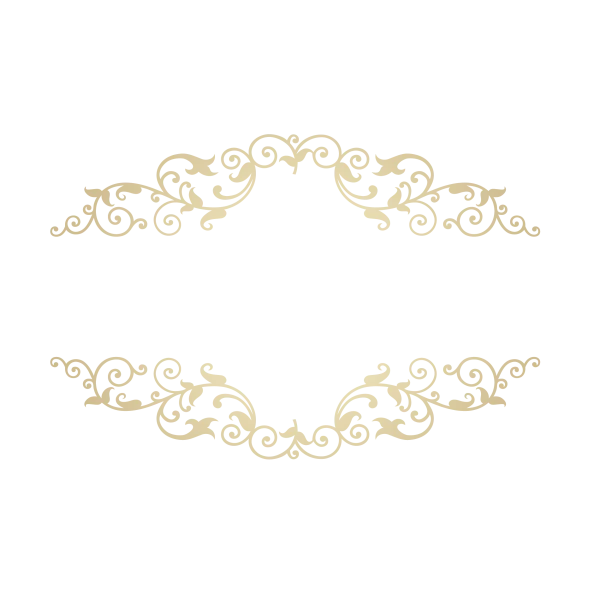 Golden Ornamental Frame PNG Transparent Background