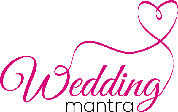 Pink Wedding Script Text with Heart PNG
