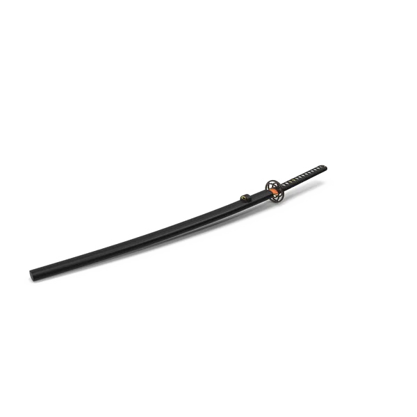 Black Katana in Saya Transparent PNG