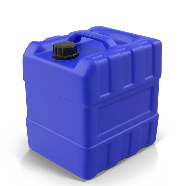 Blue Plastic Jerry Can PNG Transparent Background