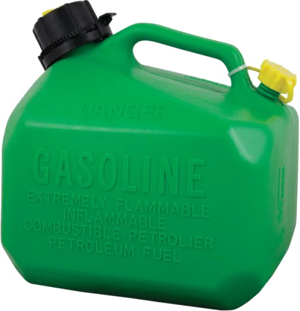 Green Gasoline Can PNG Transparent Background