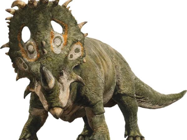 Realistic Nasutoceratops Dinosaur PNG Transparent Background