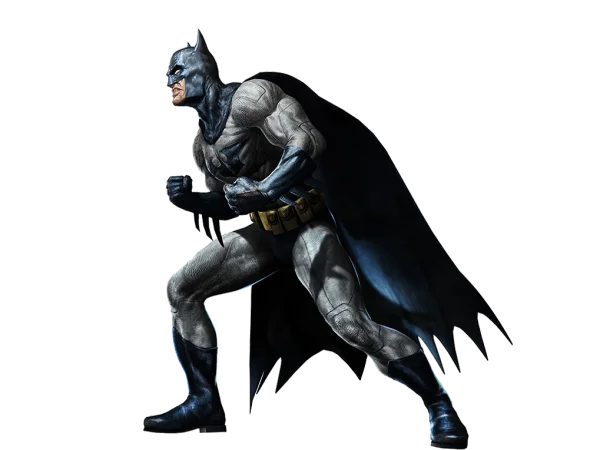 Batman Action Pose Transparent PNG