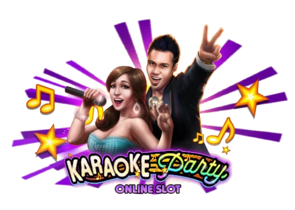 Karaoke Party Online Slot Game Banner PNG