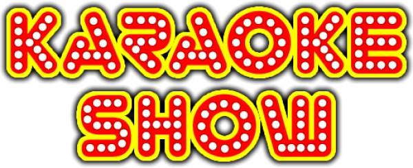 Karaoke Show Marquee Sign PNG Transparent Background