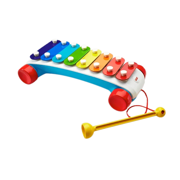 Colorful Kids Toy Xylophone with Mallet PNG