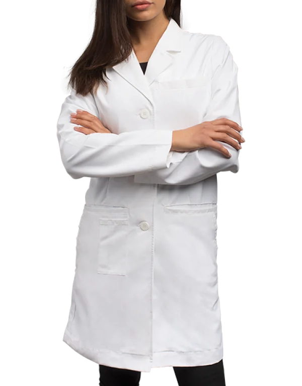 Person in White Lab Coat PNG Transparent Background