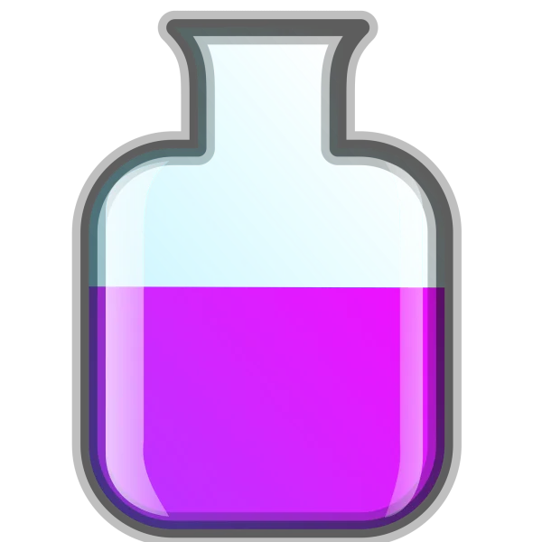 Stylized Potion Bottle PNG Transparent Background