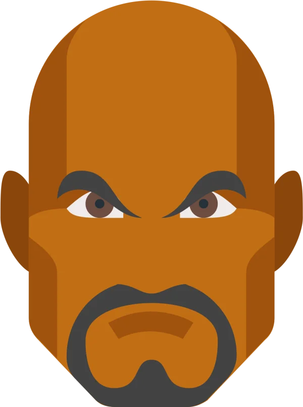 Bald Man Face Icon PNG Transparent