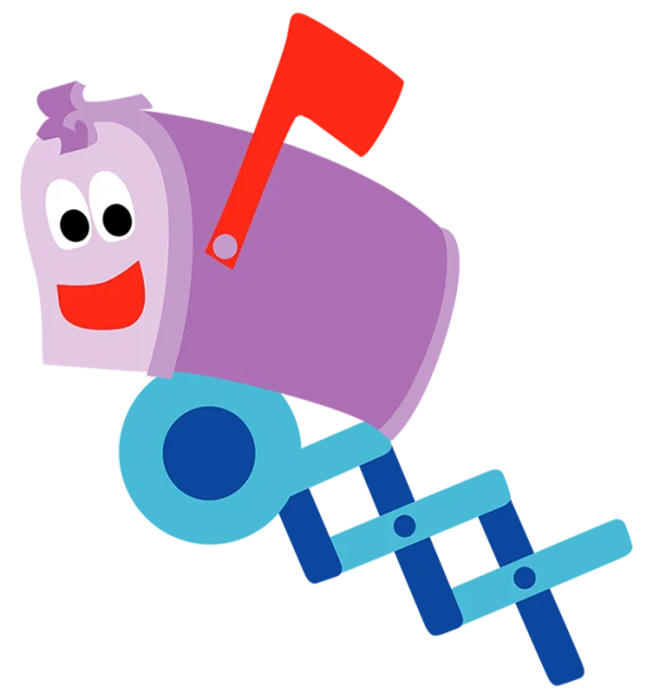 Blue's Clues Mailbox Character PNG Transparent