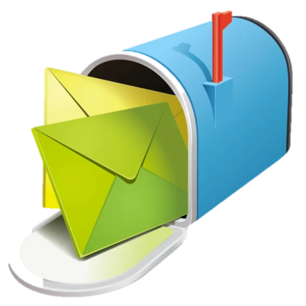 Mailbox with Letters Transparent PNG