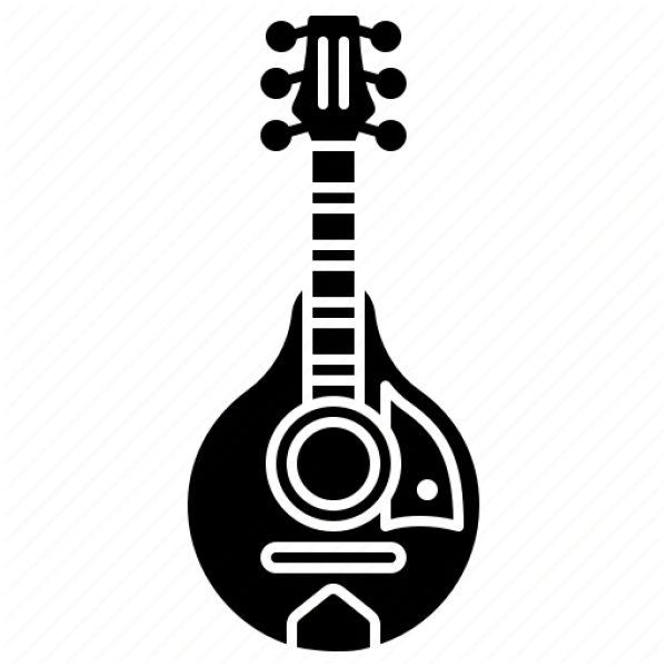 Mandolin Icon PNG Transparent Background