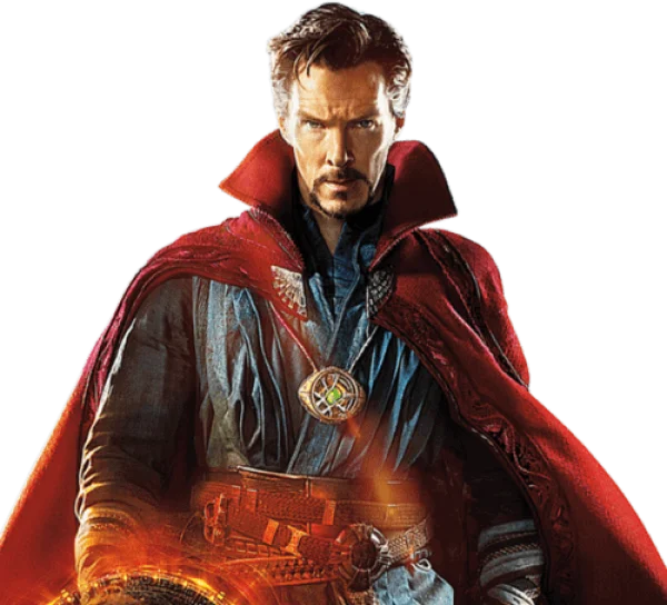 Doctor Strange with Magic Effect PNG Transparent Background