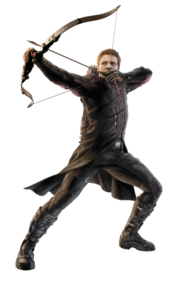 Hawkeye Marvel Character PNG Transparent Background