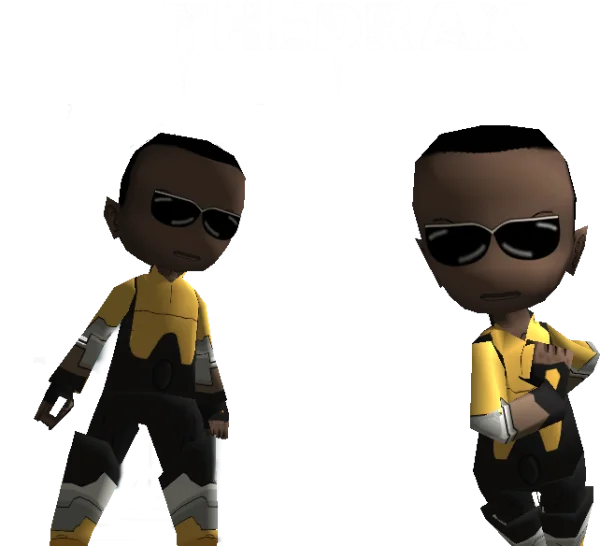 TheDrax Characters Logo with Transparent Background