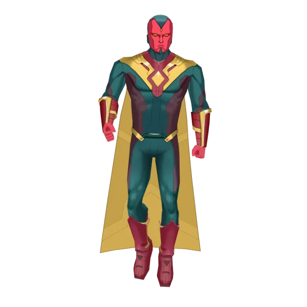 Marvel Vision Superhero PNG Transparent Background