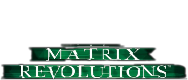 The Matrix Revolutions Logo PNG Transparent Background