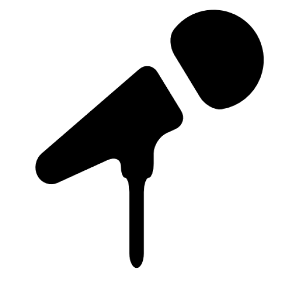 Solid Black Color Block PNG